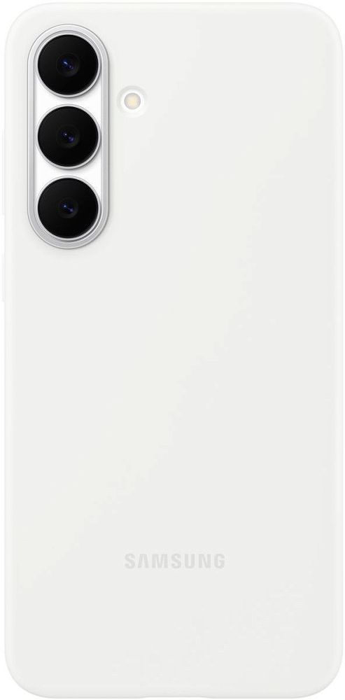 

Чехол Samsung Silicone Case Galaxy S25 FE белый, Silicone Case Galaxy S25 FE белый