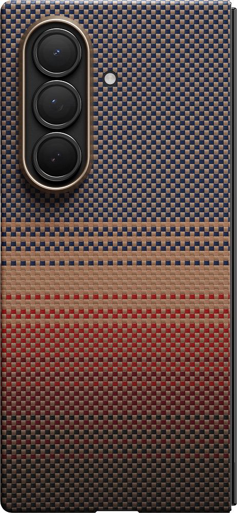 

Чехол Pitaka Ultra-Slim Case для Galaxy Z Fold7, кевлар коричневый, Ultra-Slim Case для Galaxy Z Fold7, кевлар коричневый