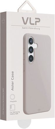 Чехол VLP Aster Case MagSafe для Galaxy S25, силикон песочный Фото 2