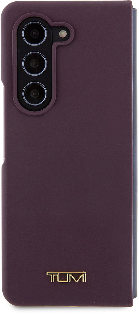 Чехол Tumi Liquid Silicone Metal Galaxy Z Fold5 фиолетовый фото 2