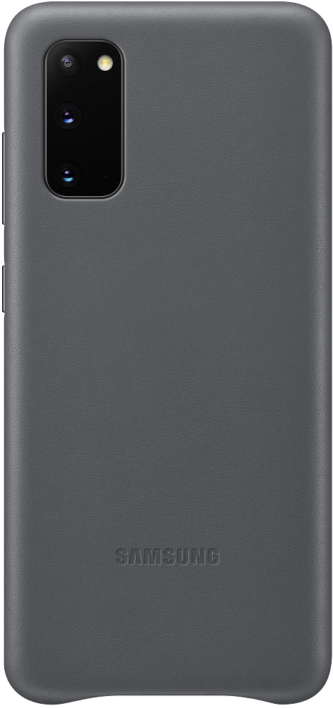 Чехол Samsung Leather Cover Galaxy S20 серый