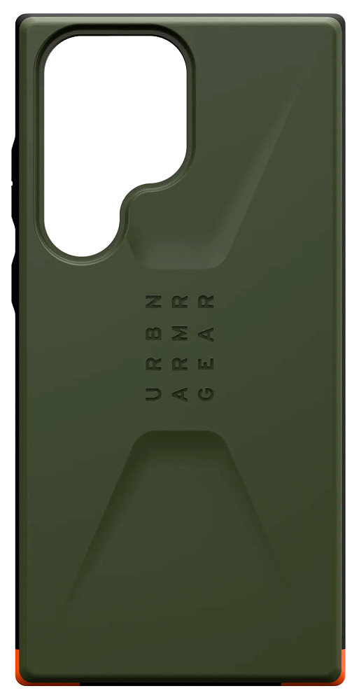 Чехол UAG Civilian Olive Drab для Galaxy S23 Ultra оливковый 214136117272 - фото 3