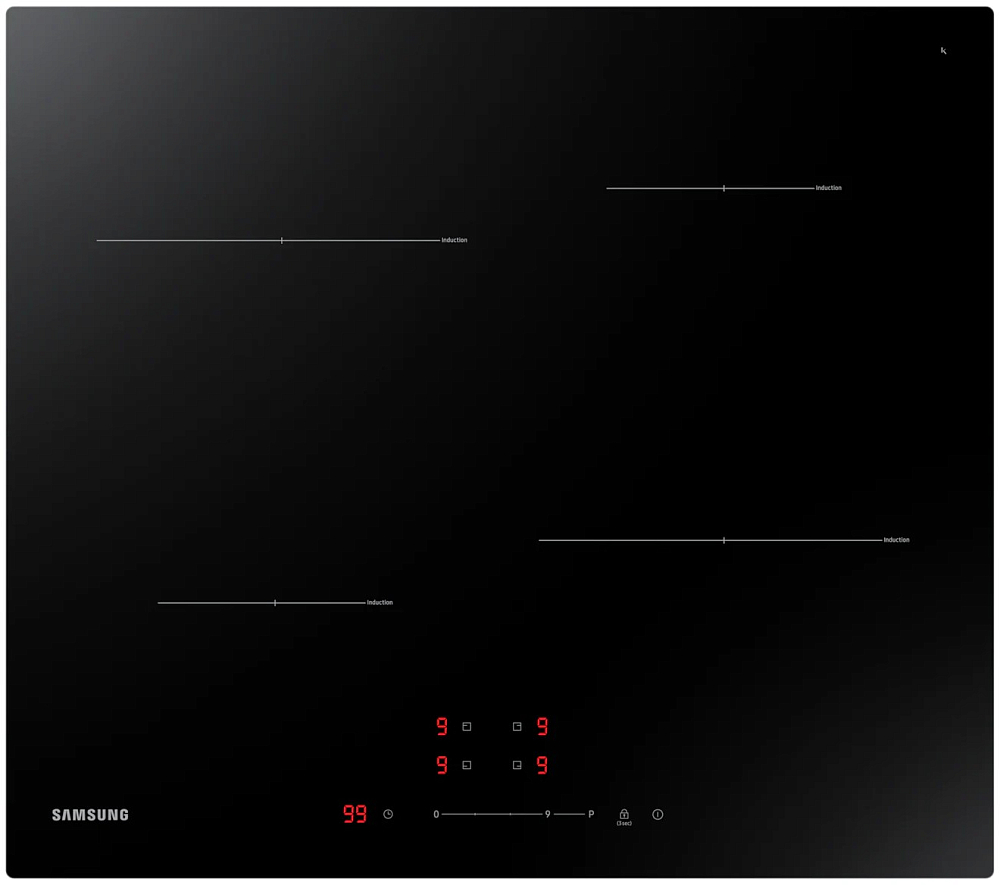 Индукционная варочная поверхность Samsung NZ64T3707A1 черный