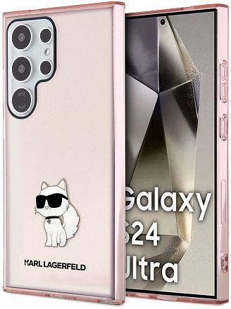 Чехол Karl Lagerfeld NFT Choupette для Galaxy S24 Ultra прозрачный