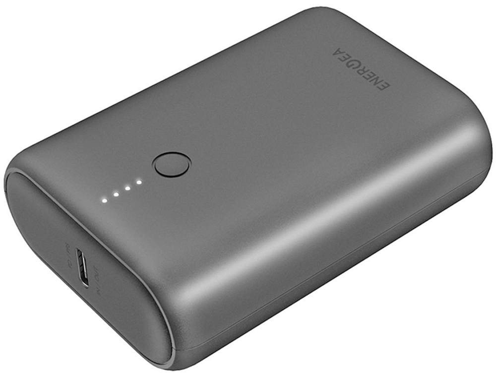 Внешний аккумулятор EnergEA Compac Mini 2, 10000 мАч, USB + USB-C серый CP-MINI2-GUN Compac Mini 2, 10000 мАч, USB + USB-C серый - фото 2