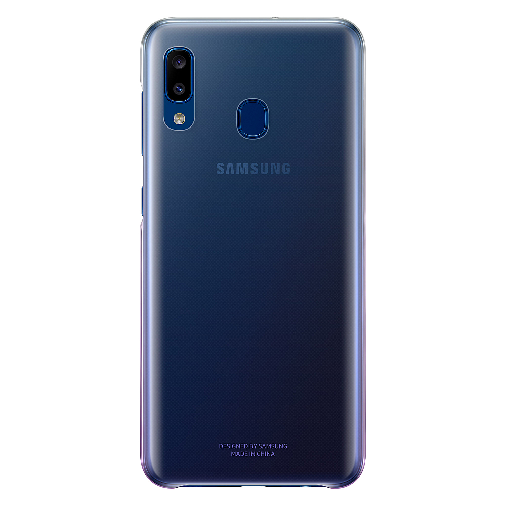 Чехол Samsung Gradation Cover Galaxy A20 фиолетовый