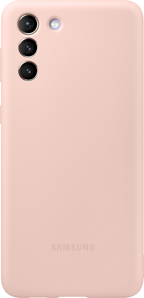 Чехол Samsung Silicone Cover для Galaxy S21+ розовый EF-PG996TPEGRU Silicone Cover для Galaxy S21+ розовый - фото 1