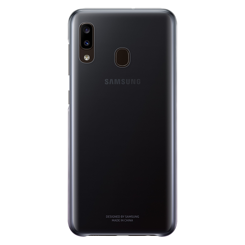 Чехол Samsung Gradation Cover Galaxy A20 черный