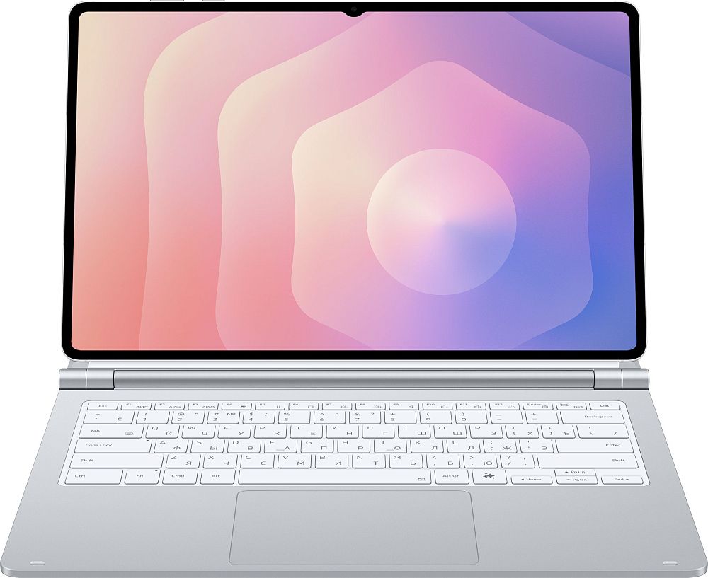 Клавиатура Samsung с тачпадом Galaxy Tab S12 Ultra | Tab S11 Ultra серебристый