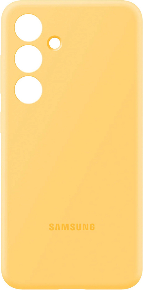 Чехол Samsung Silicone Case S24 желтый EF-PS921TYEGRU - фото 4