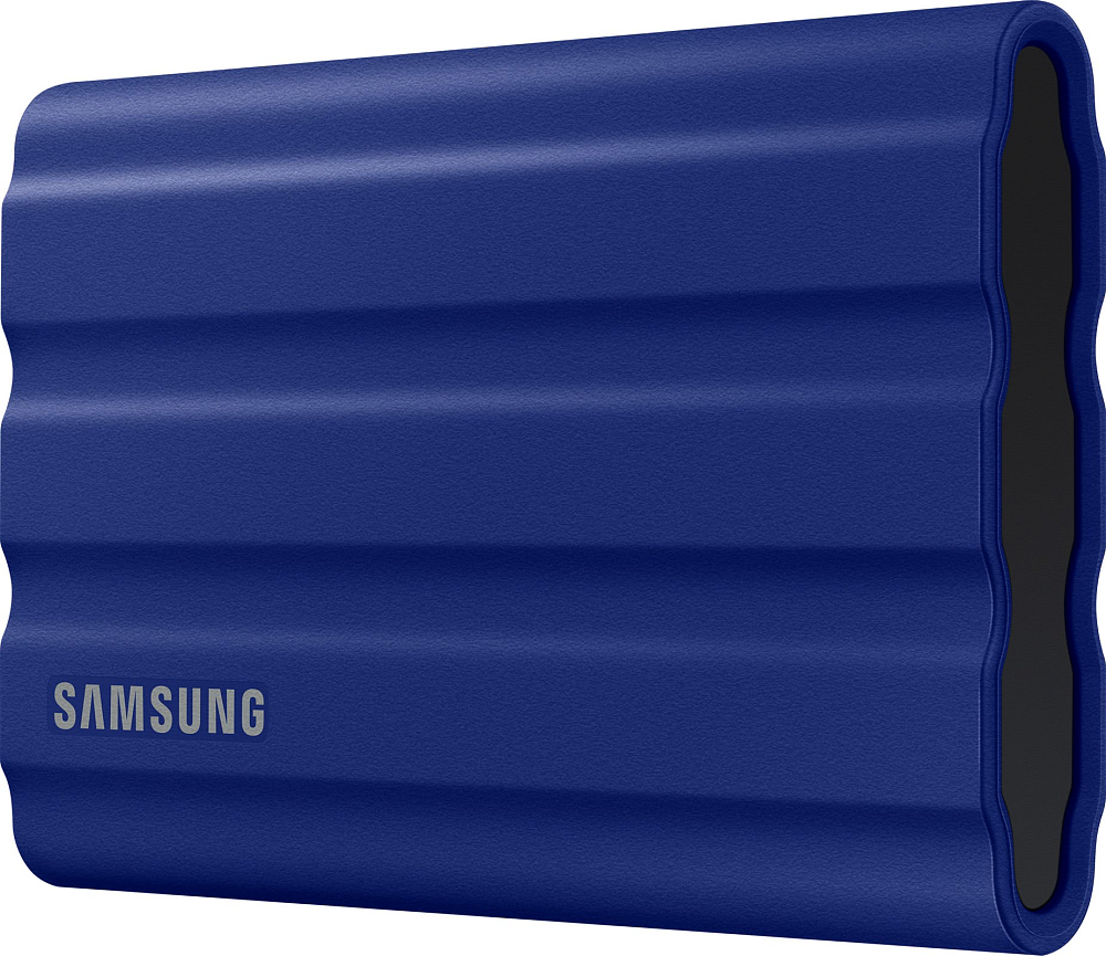 Внешний накопитель Samsung T7 Shield 1 ТБ синий MU-PE1T0R/WW MU-PE1T0R/WW - фото 3