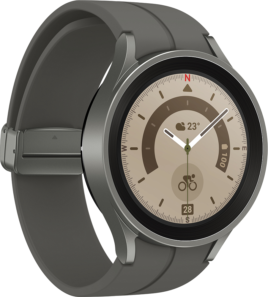 Смарт-часы Samsung Galaxy Watch5 Pro, 45 мм серый титан (SM-R920NZTAEUE) SM-R920NZTAEUE Galaxy Watch5 Pro, 45 мм серый титан (SM-R920NZTAEUE) - фото 4