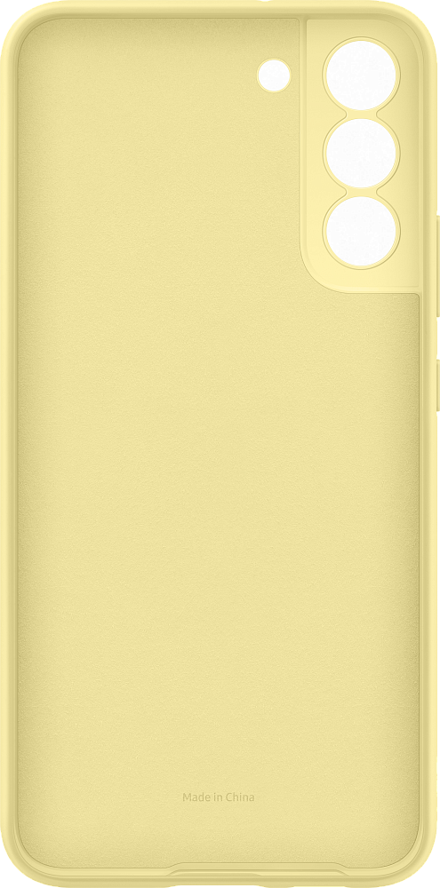Чехол Samsung Silicone Cover для Galaxy S22+ сливочно-желтый EF-PS906TYEGRU Silicone Cover для Galaxy S22+ сливочно-желтый - фото 5