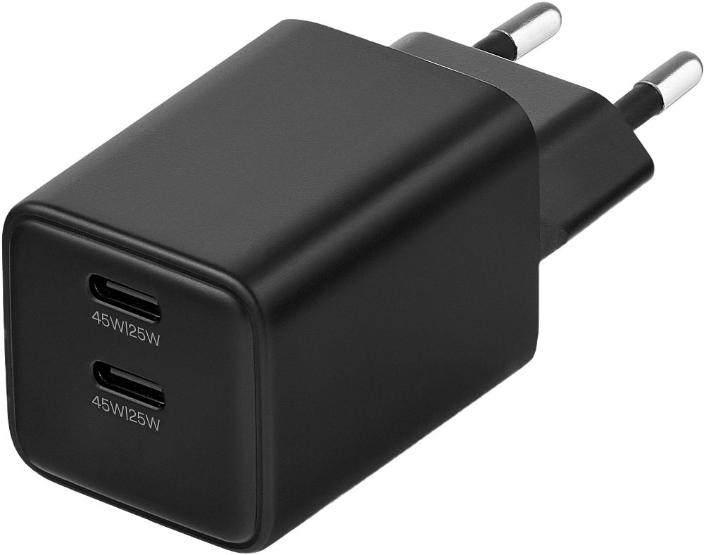 

Сетевое зарядное устройство uBear Bridge 2xUSB-C, 45Вт черный, Bridge 2xUSB-C, 45Вт черный