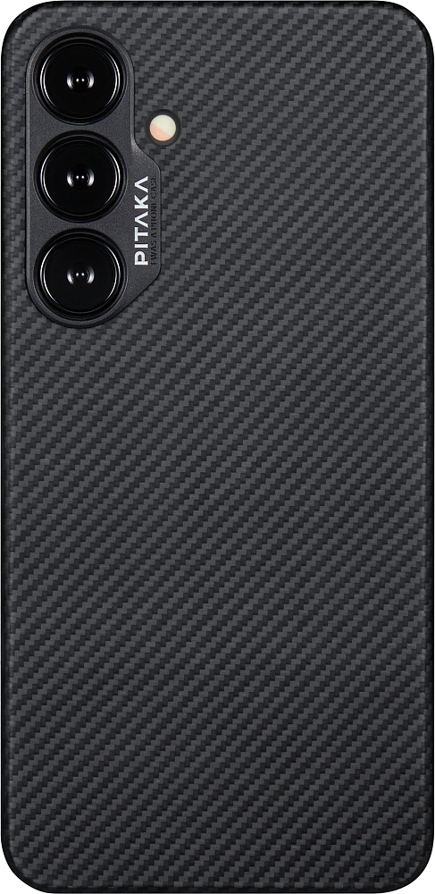 Чехол Pitaka MagEZ 4 Case для Galaxy S24, кевлар черно-серый