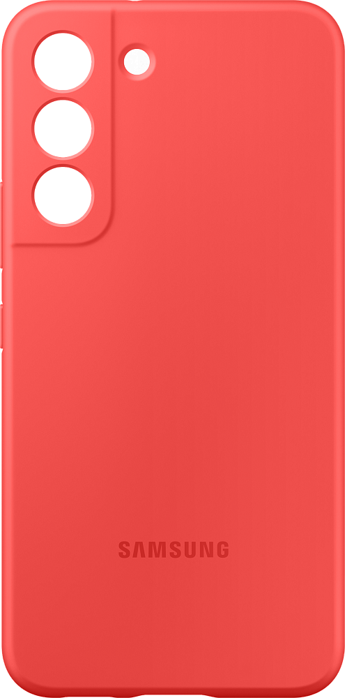 Чехол Samsung Silicone Cover для Galaxy S22 ярко-красный EF-PS901TPEGRU - фото 4