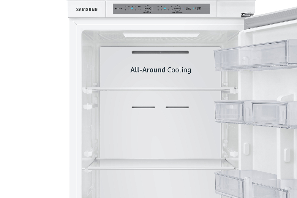 Встраиваемый холодильник Samsung BRB26715EWW с охлаждением Metal Cooling, 267 л BRB26600FWW, цвет белый - фото 7
