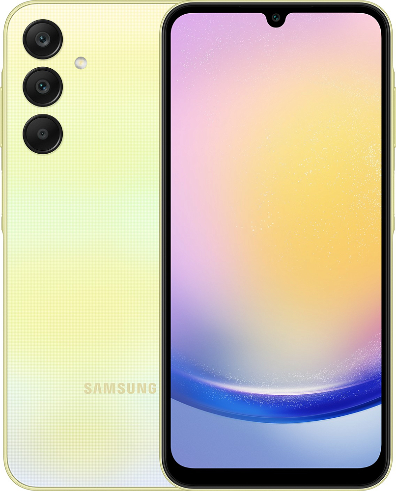 Смартфон Samsung Galaxy A25 8 ГБ/256 ГБ желтый SM-A256E08256YLW21S
