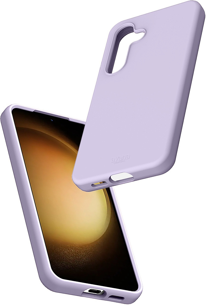 Чехол Avana Velvet для Galaxy S24 сиреневый SGBP-AVELT-LIPP, цвет лаванда - фото 2