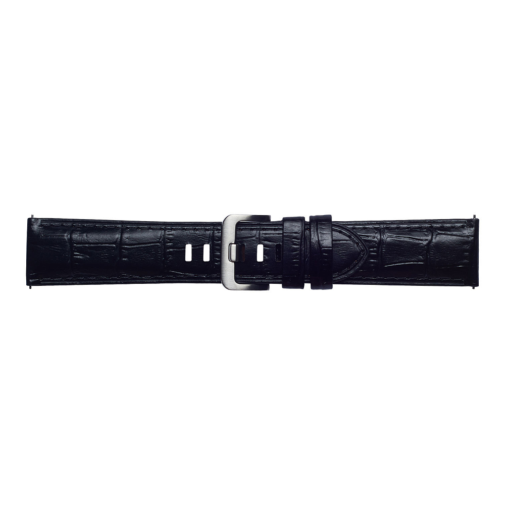 Ремешок Braloba Urban Lux для Galaxy Watch3(45мм) | Watch(46мм) черный