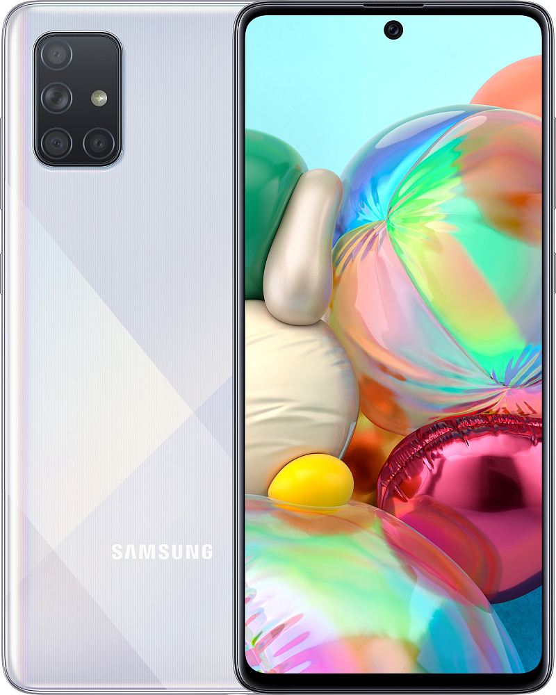 

Galaxy A71 128 ГБ серебристый