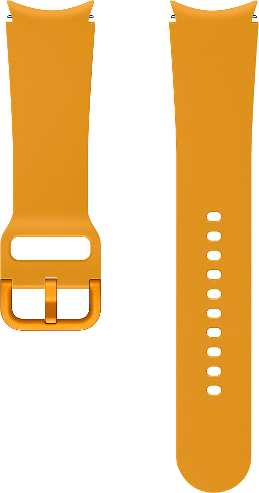 Ремешок Samsung Sport Band для Galaxy Watch4 | Watch3, 20 мм, S/M желтый