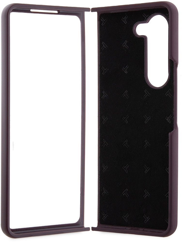 Чехол Tumi Liquid Silicone Metal Galaxy Z Fold5 фиолетовый фото 4