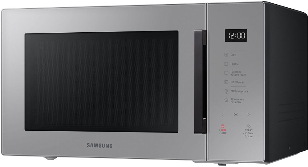 Микроволновая печь Samsung с грилем MW5000T, 30 л пепельно-серый фото 2