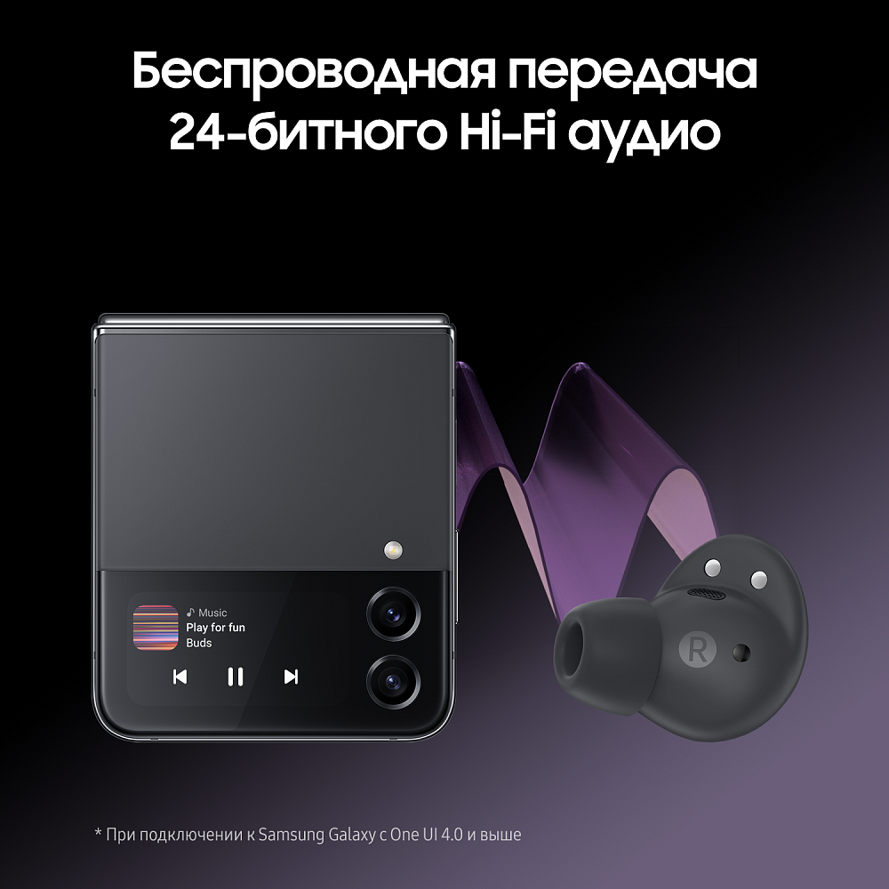 Беспроводные наушники Samsung Galaxy Buds2 Pro графитовый фото 5