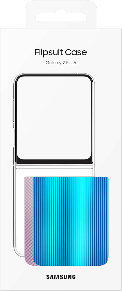 Чехол Samsung Flipsuit Case Z Flip5 прозрачный EF-ZF731CTEGRU - фото 7