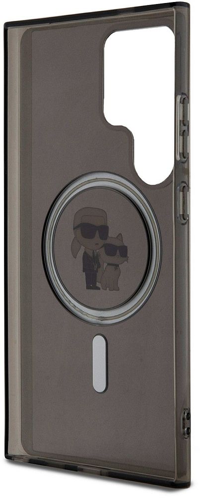 Чехол Karl Lagerfeld Choupette MagSafe для Galaxy S24 Ultra черный фото 4