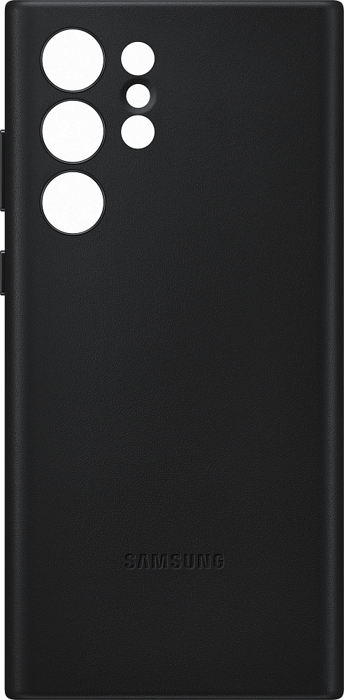 Чехол Samsung Leather Cover для Galaxy S22 Ultra черный EF-VS908LBEGRU - фото 4