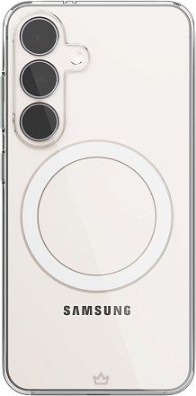 Чехол VLP Puro Case MagSafe для Galaxy S25+, поликарбонат прозрачный Фото 2