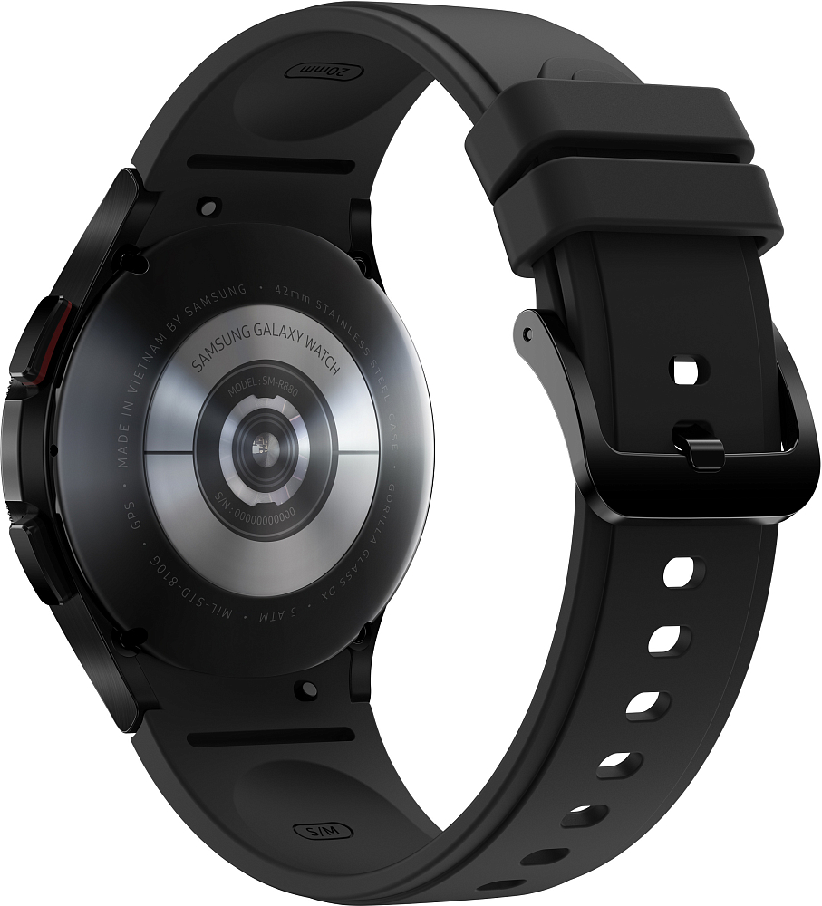 Смарт-часы Samsung Galaxy Watch4 Classic SM-R880NZKAGLB, 42 мм черный SM-R880NZKAGLB - фото 2