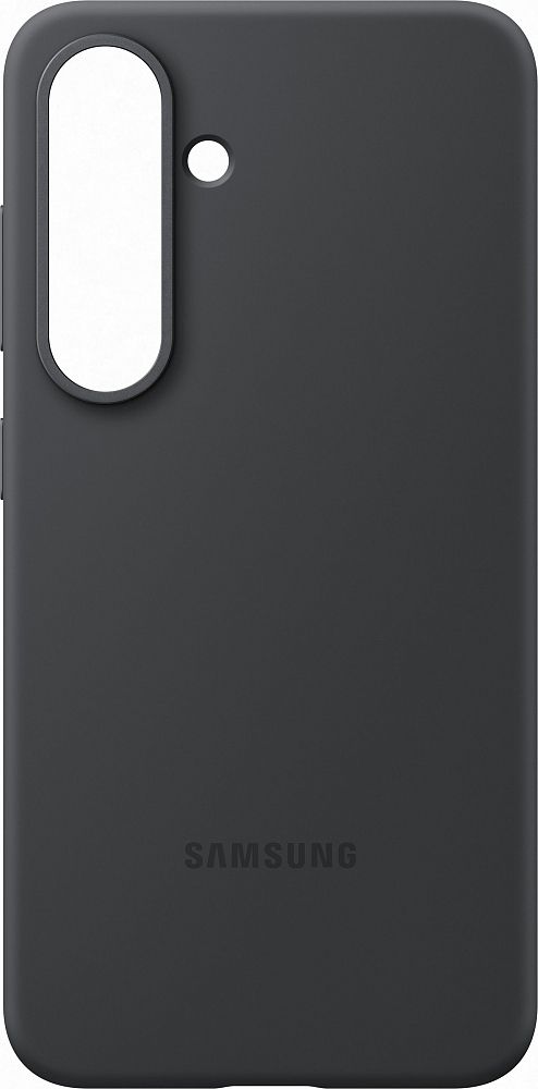 Чехол Samsung Silicone Case Galaxy S25 черный фото 4