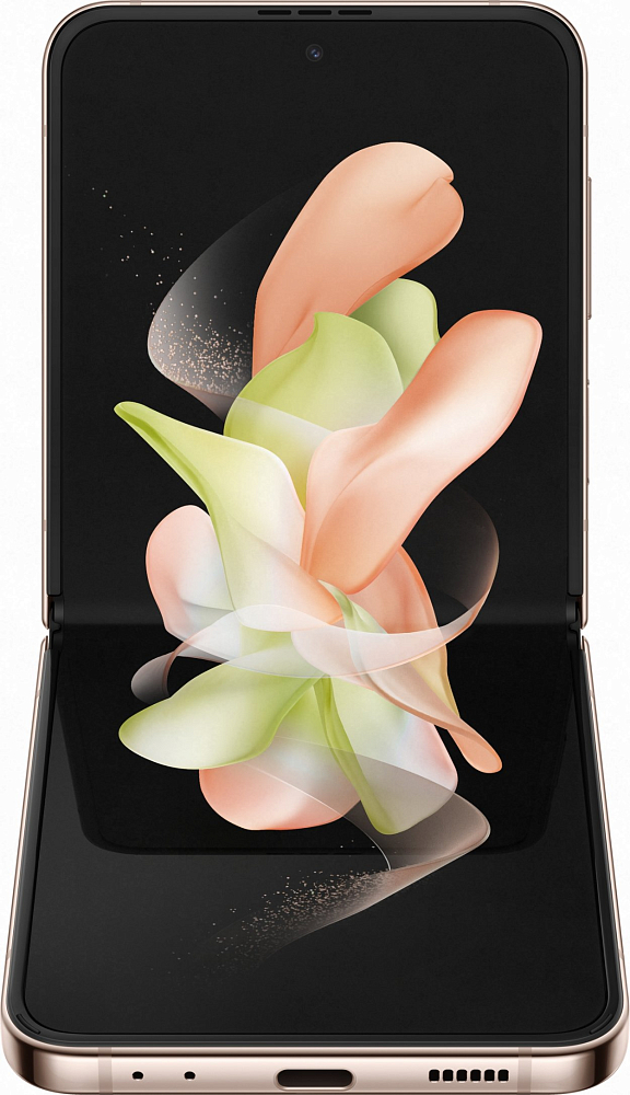 Смартфон Samsung Galaxy Z Flip4 128 ГБ розовое золото SM-F721BZDGCAU, цвет золотой - фото 2