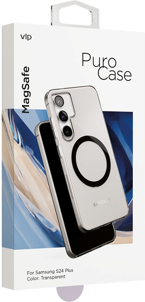 Чехол VLP Puro Case MagSafe для Galaxy S24+, поликарбонат прозрачный 1052026 Puro Case MagSafe для Galaxy S24+, поликарбонат прозрачный - фото 2