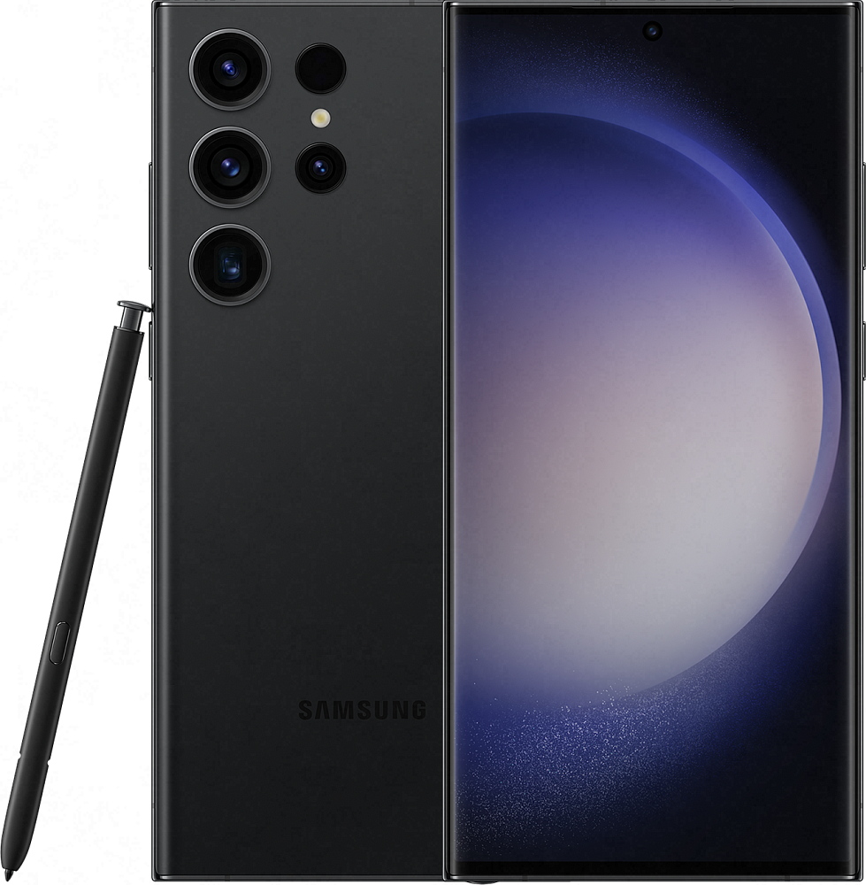 Смартфон Samsung Galaxy S23 Ultra 256 ГБ черный SM-S918B12256BLK2E1G
