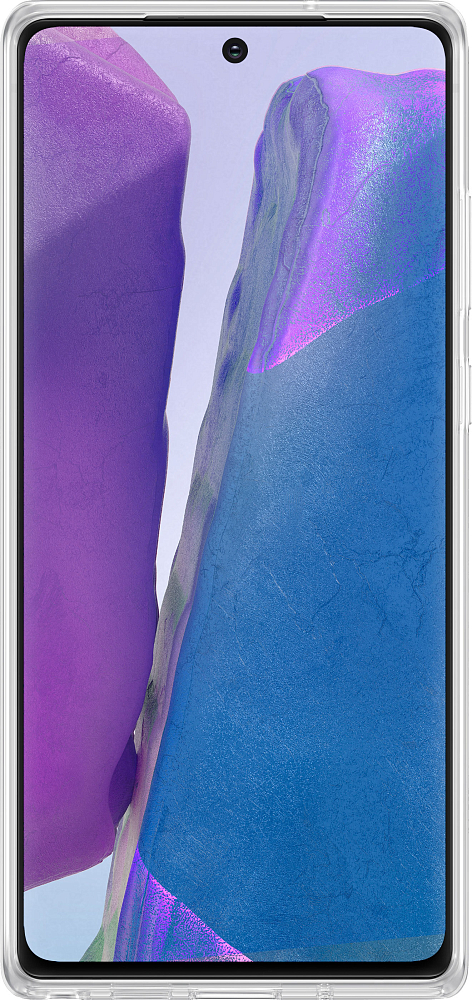 Чехол Samsung Clear Cover для Galaxy Note20 прозрачный EF-QN980TTEGRU - фото 3