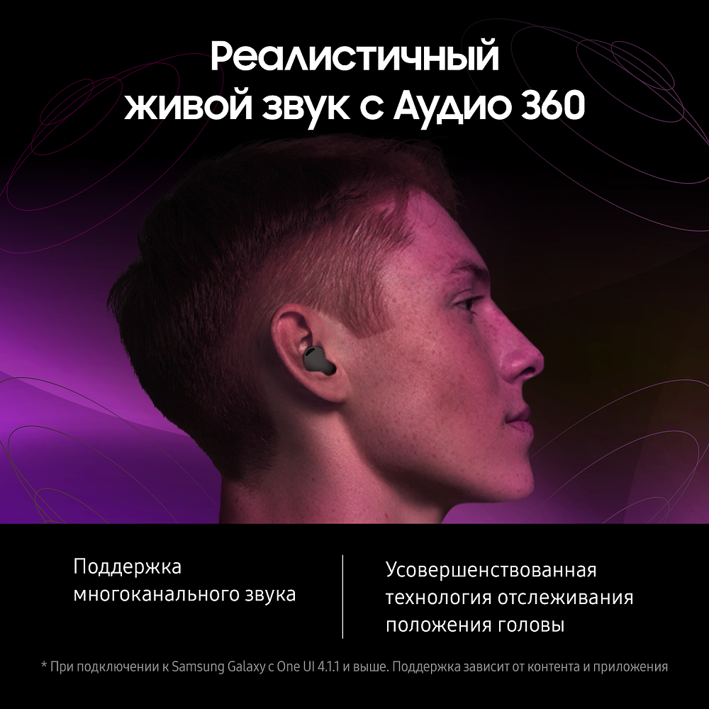 Беспроводные наушники Samsung Galaxy Buds2 Pro графитовый SM-R510NZAAGLB - фото 9