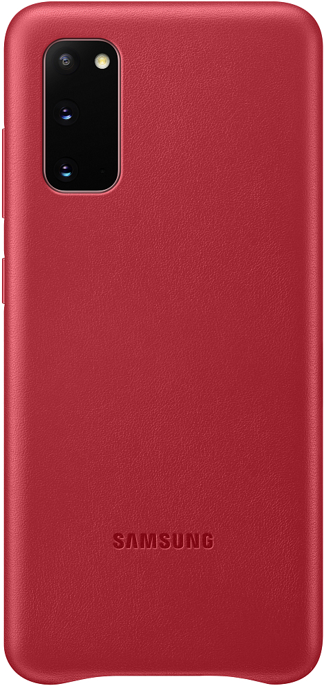 Чехол Samsung Leather Cover Galaxy S20 красный