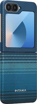 Чехол Pitaka Fusion Moonrise MagEZ Case 5 для Galaxy Z Flip6 синий Фото 2