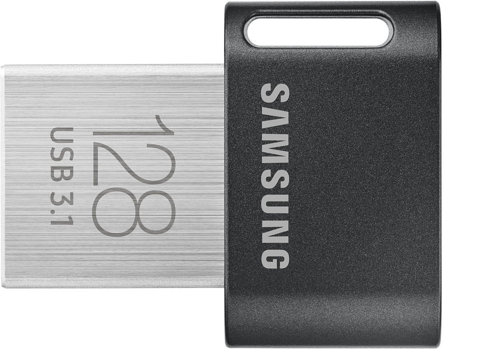 

Флеш-накопитель Samsung FIT Plus USB 3.1 128 Гб серый титан, FIT Plus USB 3.1 128 Гб серый титан