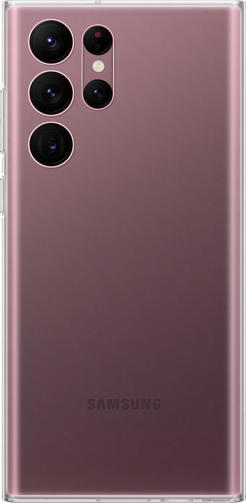 Чехол Samsung Clear Cover для Galaxy S22 Ultra прозрачный EF-QS908CTEGRU - фото 1