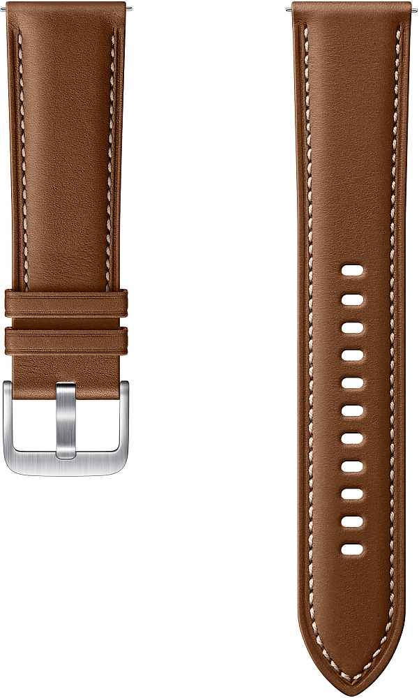 Ремешок Samsung Stitch Leather Band для Galaxy Watch3(45мм) | Watch(46мм) коричневый