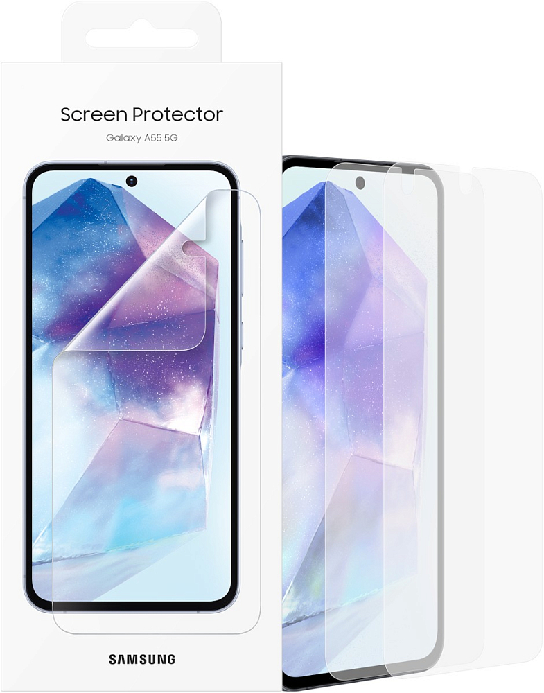 Защитная пленка Samsung Galaxy A55 EF-UA556CTEGRU, цвет прозрачный - фото 4