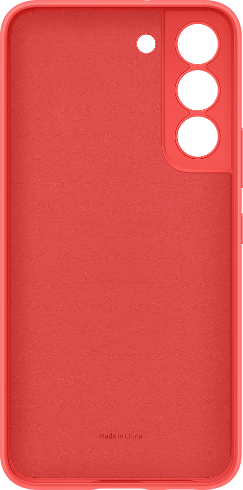 Чехол Samsung Silicone Cover для Galaxy S22 ярко-красный EF-PS901TPEGRU - фото 5