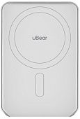 Внешний аккумулятор uBear Backup MagSafe, PD, 5000mAh светло-серый