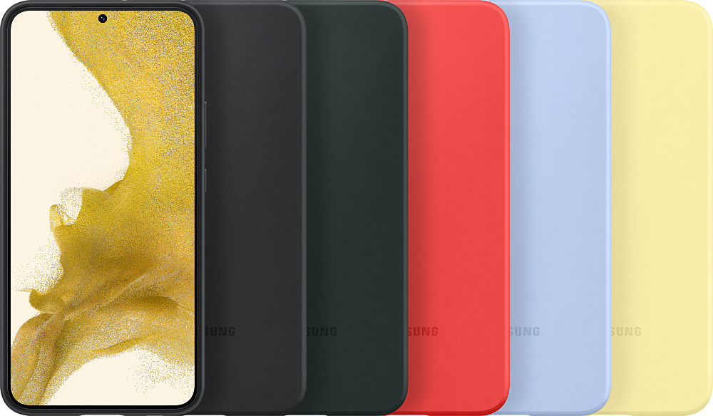 Чехол Samsung Silicone Cover для Galaxy S22+ сливочно-желтый EF-PS906TYEGRU Silicone Cover для Galaxy S22+ сливочно-желтый - фото 6