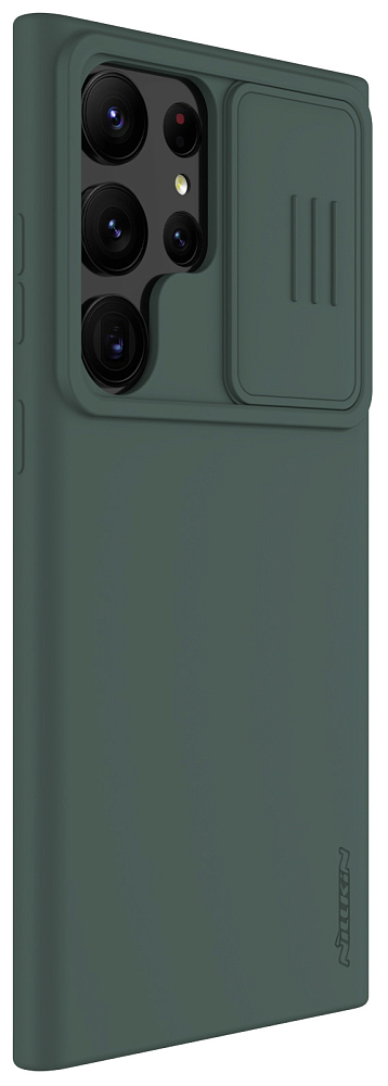 Чехол Nillkin CamShield Silky Silicone Elegant для Galaxy S23 Ultra зеленый 6902048258402 - фото 6